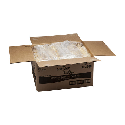 Sun Crop 3/8 Inch Straight Cut Potato Fries, 5 Pound -- 6 per case.