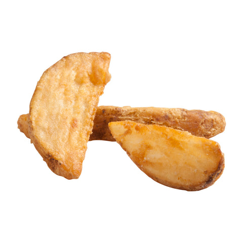 Natural Crisp 10 Crinkle Cut Wedge Fries, 5 Pound -- 6 per case.