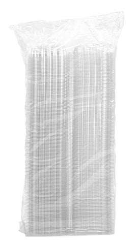 Dart Staylock Oriented Polystyrene Clear Square Hinged Lid Sandwich Container, 5.3 x 5.4 x 2.6 inch -- 500 per case