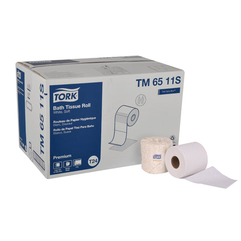 Tork Premium TISSUE BATH PREMIUM WHITE 2-PLY 3.8X4.4