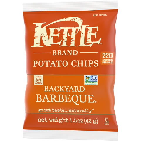 Kettle Brand Backyard Barbeque Potato Chips, 1.5 Ounce -- 24 per case