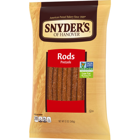 Snyders Of Hanover Pretzel Rod, 12 Ounce -- 12 per case.