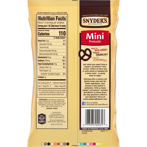 Pretzel Mini Plain Salted Ss Bag