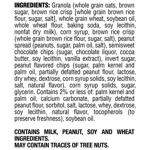 Quaker Chewy QUAKER CHEWY P/B C/CHIP GRAN BAR 10 CT