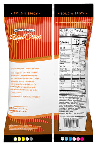Pretzel Crisps PRETZEL CRISPS BUFFALO