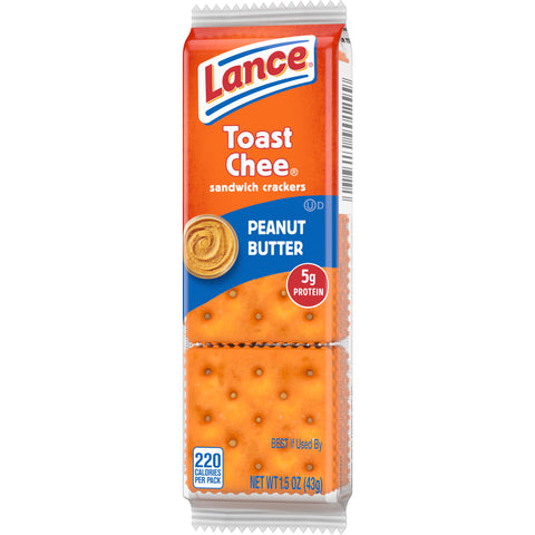 Lance CRACKER CHEESE PEANUT BUTTER SANDWICH 6-CT