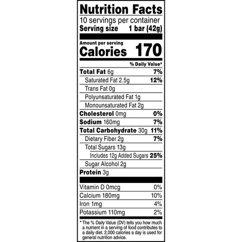 Quaker Chewy QUAKER CHEWY P/B C/CHIP GRAN BAR 10 CT