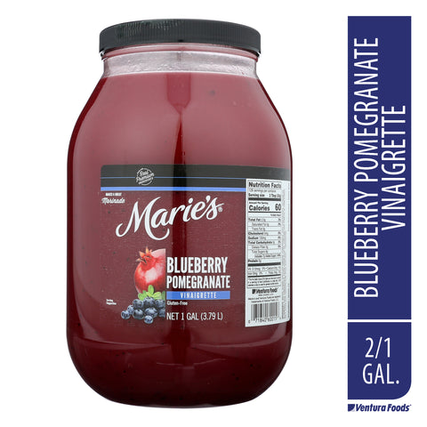 Marie's Blueberry Pomegranate Vinaigrette, 1 gallon -- 2 per case