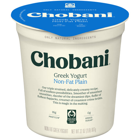 Yogurt Greek Plain Non Fat 0%