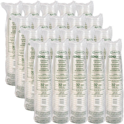 Conex ClearPro® CUP POLYPROPYLENE CLEAR PEDESTAL 32 OZ