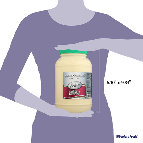 Ventura Foods Classic Gourmet Select Creamy Coleslaw Salad Dressing, 1 Gallon -- 4 per case.