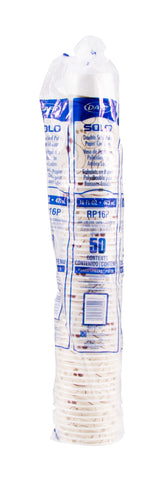 Solo Symphony Double Sided Poly Paper Cold Cup, 16 Ounce -- 1000 per case