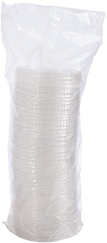 Solo® LID CLEAR W/ STRAW SLOT & IDENTIFICATION 32 OZ