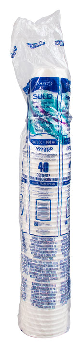 Solo Jazz® CUP PAPER COLD DOUBLE SIDED POLY 28-32 OZ