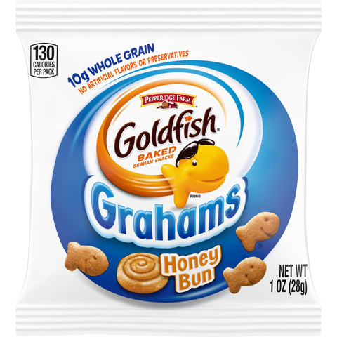 Pepperidge Farm® SNACK GOLDFISH® BAKED W/ WHOLE GRAIN HONEY BUN