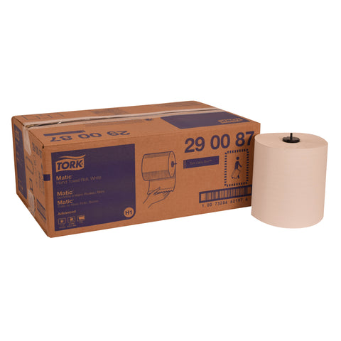 Tork Advanced Matic® TOWEL HAND ROLL WHITE 1-PLY 7.7