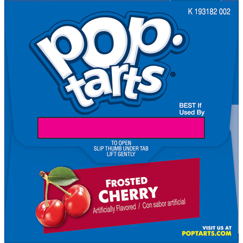 Snack Pastry Pop Tart Cherry Frosted