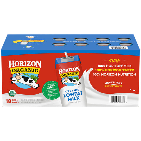 Horizon Organic MILK LOW FAT ORGANIC
