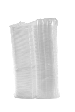 Dart Clearpac Safesal Polyethylene Terephthalate Hinged Container with Flat Lid, 24 Ounce -- 200 per case
