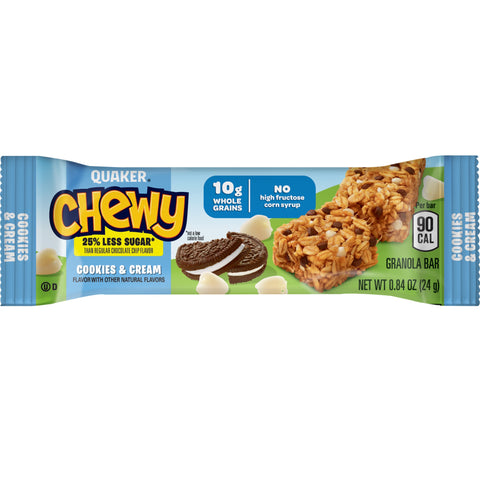 Quaker® GRANOLA BAR REDUCED SUGAR COOKIES N' CREAM