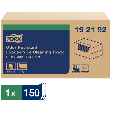 Tork® WIPER TOWEL FOODSERVICE ODOR RESISTANT BLUE