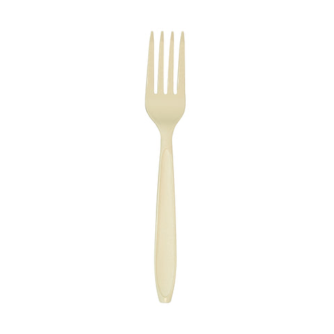 Solo® FORK PLASTIC P/S HEAVYWEIGHT CHAMPAGNE