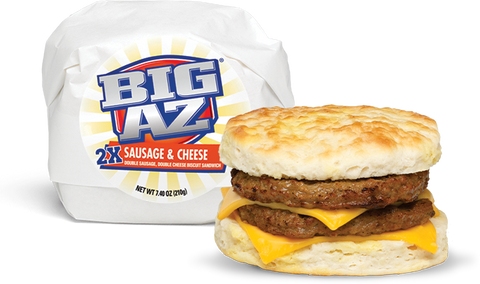 Sandwich 2x Sausage Cheese Biscuit 1501