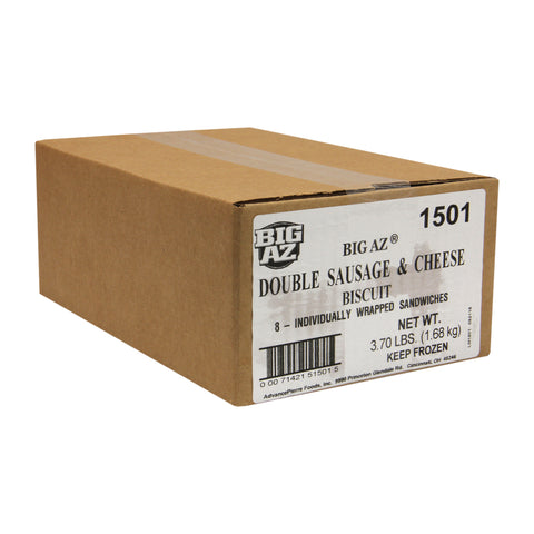 Big Az® SANDWICH 2X SAUSAGE CHEESE BISCUIT 10000011501