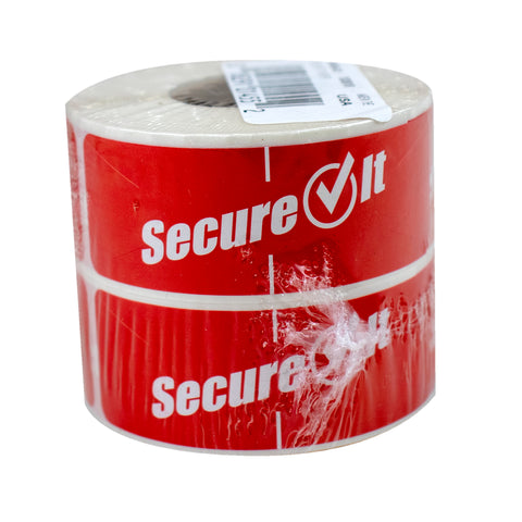 National Checking 1 x 3 inch Secure It Permanent Label, 2 roll per pack -- 20 per case.