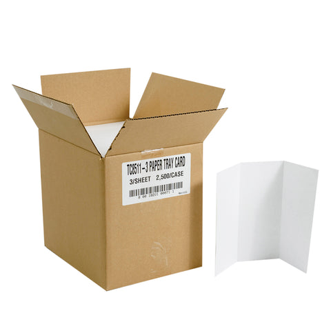 National Checking Two Perfs 3 Sheet Cut, 8.5 x 11 inch -- 2500 per case.