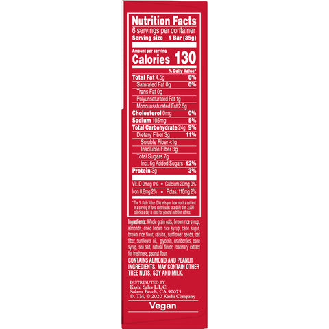 Kashi® SNACK BAR GRANOLA CHEWY TRAIL MIX