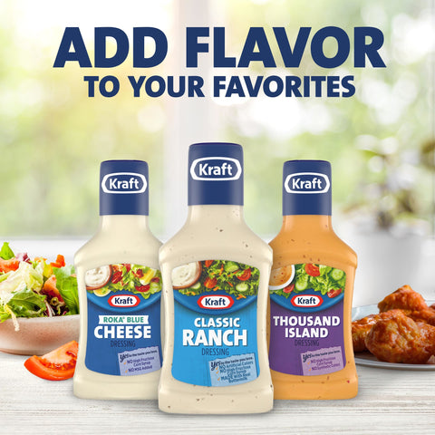 Kraft Classic Ranch Dressing, 8 Fluid Ounce -- 9 per case.