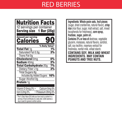 Kellogg's® SNACK BAR SPECIAL K® BERRY MEDLEY