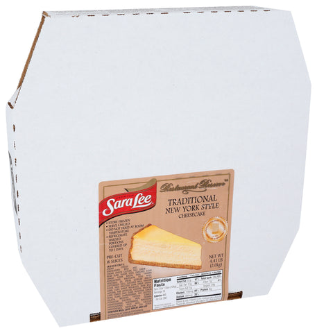 Cheesecake New York Style Traditional Plain Round 16 Slice 10