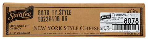 Cheesecake New York Style Traditional Plain Round 16 Slice 10