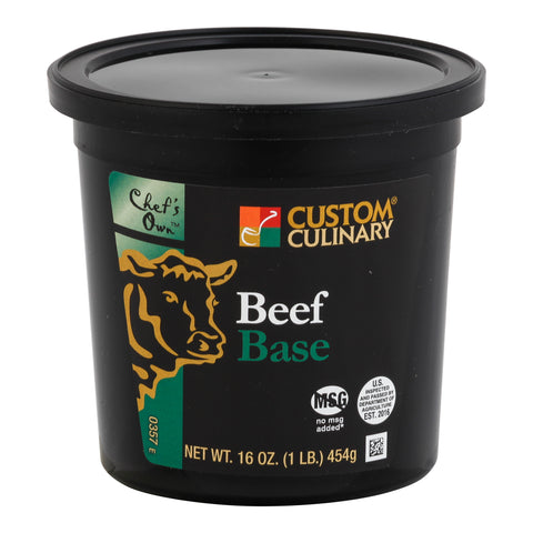 Custom Culinary® Select Beef Base, No MSG Added 12 x 1 lb.