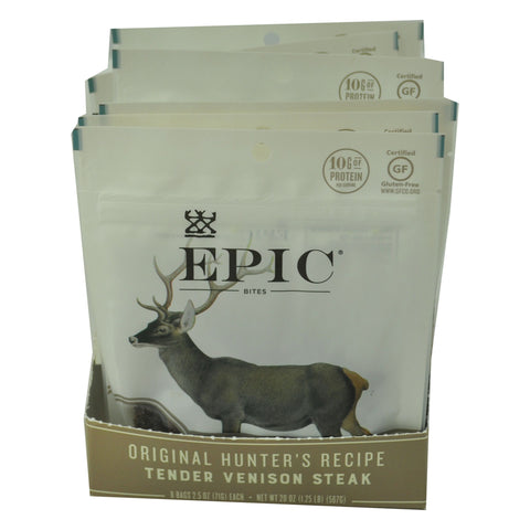 Epic® SNACK ORIGINAL HUNTERS RECIPE TENDER VENISON STEAK BITES