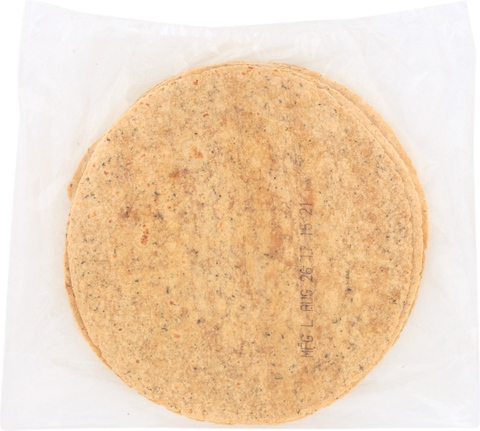Tortilla Sun-dried Tomato Basil Whole Grain Rich Reduced Sodium 9