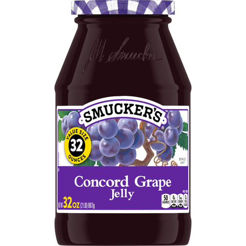 Smuckers Grape Jelly, 32 Ounce -- 12 per case.