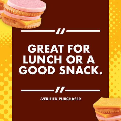 Kraft Oscar Mayer Lunchable Ham and Cheddar Cheese, 4.5 Ounce -- 16 per case.