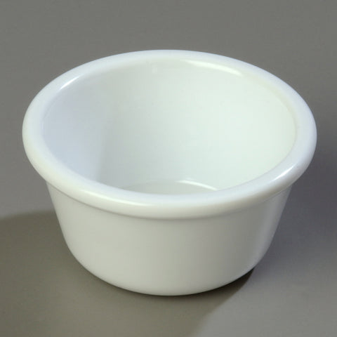 Carlisle RAMEKIN SMOOTH MELAMINE WHITE 4 OZ