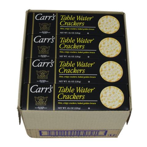 Cracker Keebler Carrs Table Water Bite Size 12 Case 4.25 Ounce