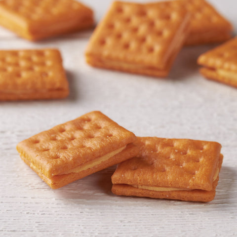 Cracker Cheese Cheddar Sandwich Square Ss Sleeve