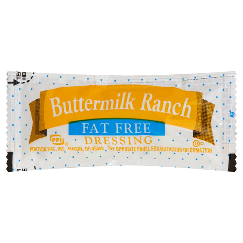 Portion Pac Fat Free Buttermilk Ranch Dressing, 12 Gram -- 200 Count