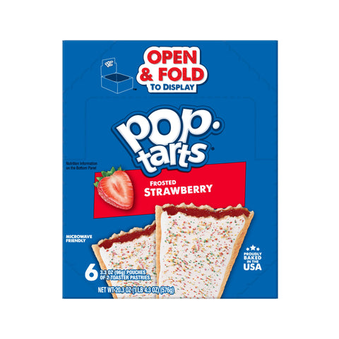 Kellogg's POP TARTS FROST STRAWBERRY 6/2 PK