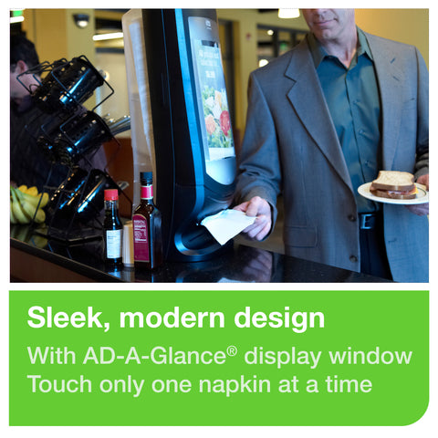 Torkadvanced Xpressnap® DISPENSER NAPKIN SIGNATURE STAND BLACK