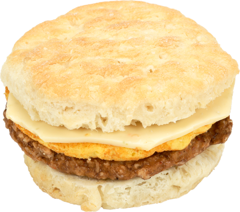 Sandwich Blazin' Hot - Hot & Spicy Sausage Egg & Pepperjack Cheese On A Biscuit