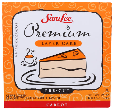 Cake Layer Carrot Butter Cream Pre-cut Round 9
