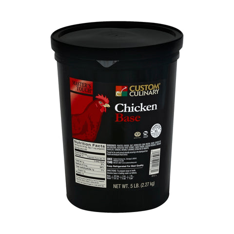 Custom Culinary® Chicken Base, No MSG Added 4 x 5 lb.