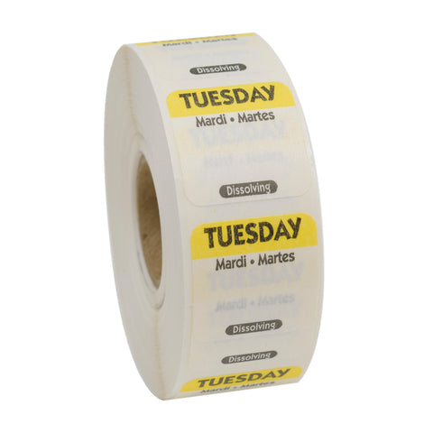 National Checking LABEL TUES 1X1 DISSOLVE-A-WAY